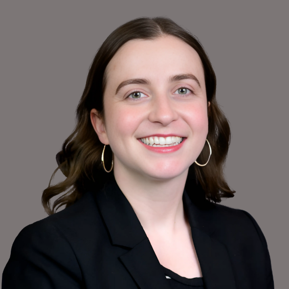 A woman smiling for the camera